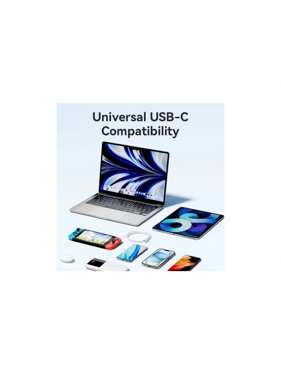 კაბელი: Vention TRCBH USB 2.0 Type-C 60W PD Cable 2m Black