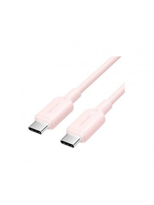 კაბელი: Vention TRCPF USB 2.0 Type-C 60W PD Cable 1m Pink