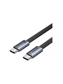 კაბელი: Vention TRZBF USB 2.0 Type-C Cable 1m Black Aluminum