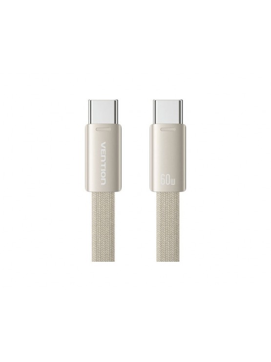 კაბელი: Vention TRZJF USB 2.0 Type-C Cable 1m Gold Aluminum