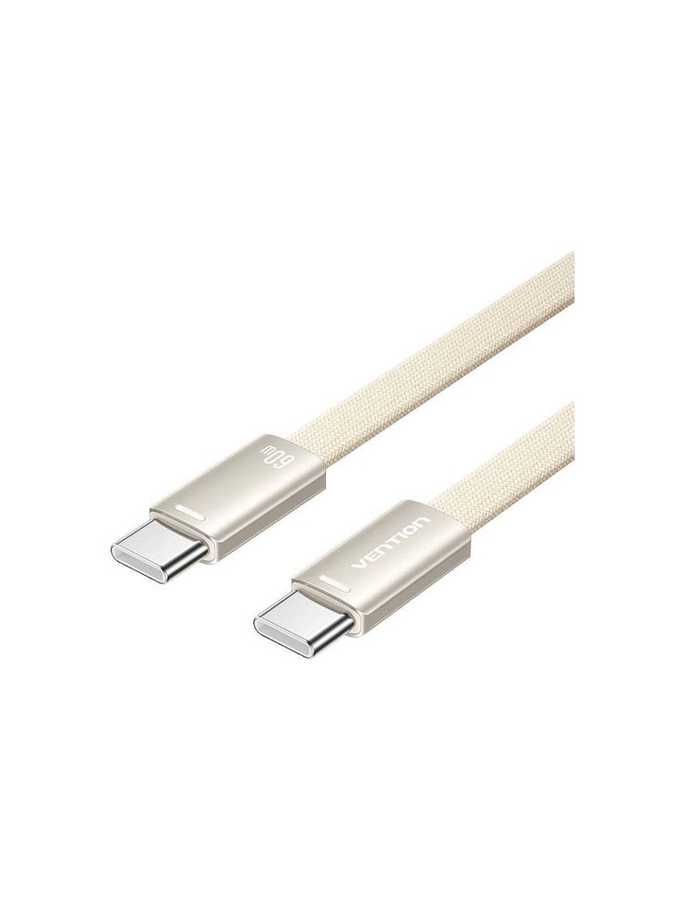 კაბელი: Vention TRZJF USB 2.0 Type-C Cable 1m Gold Aluminum