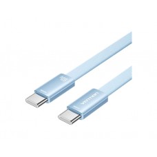 კაბელი: Vention TRZSF USB 2.0 Type-C Cable 1m Blue Aluminum