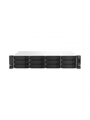 NAS სერვერი: Qnap TS-1264U-RP-8G 12-Bay High-Speed Rackmount NAS