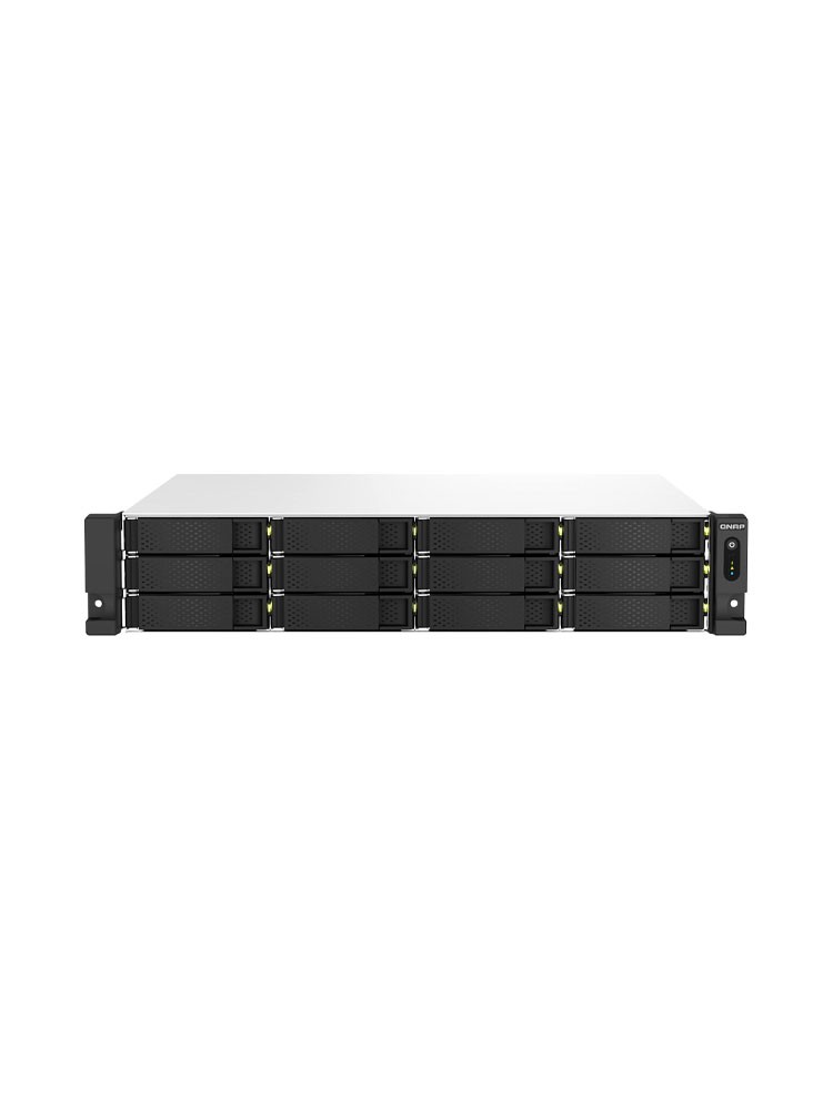 NAS სერვერი: Qnap TS-1264U-RP-8G 12-Bay High-Speed Rackmount NAS