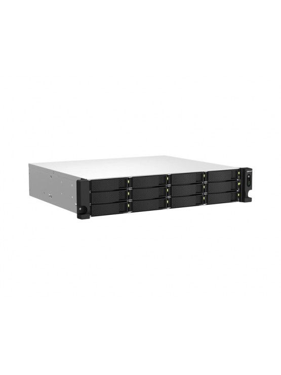 NAS სერვერი: Qnap TS-1264U-RP-8G 12-Bay High-Speed Rackmount NAS