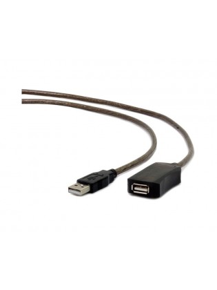 კაბელი: Gembird UAE-01-10M Active USB 2.0 extension cable 10m black