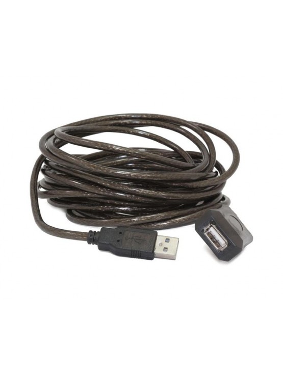 კაბელი: Gembird UAE-01-5M Active USB 2.0 extension cable 5m black