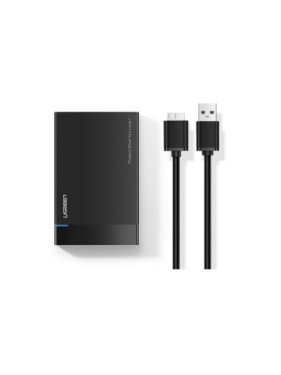 მყარი დისკის ყუთი: UGREEN 30848 USB 3.0 to SATA External Hard Drive Enclosure Adapter SSD/HDD