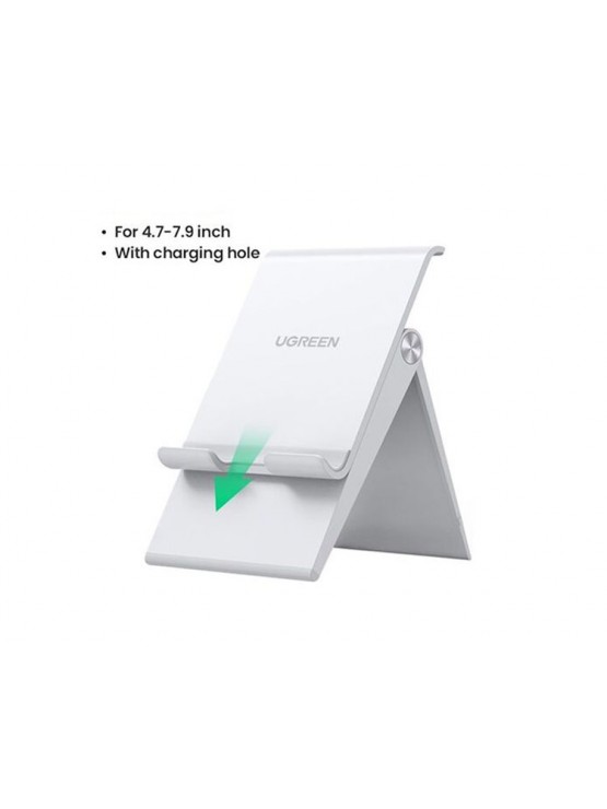 მობილურის დამჭერი: UGREEN 80704 Adjustable Portable Stand White