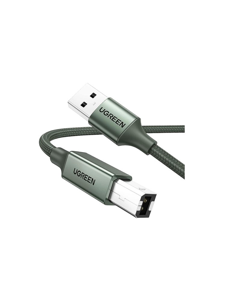პრინტერის კაბელი: UGREEN 90817 USB-A To USB-B Printer Cable 3m Green