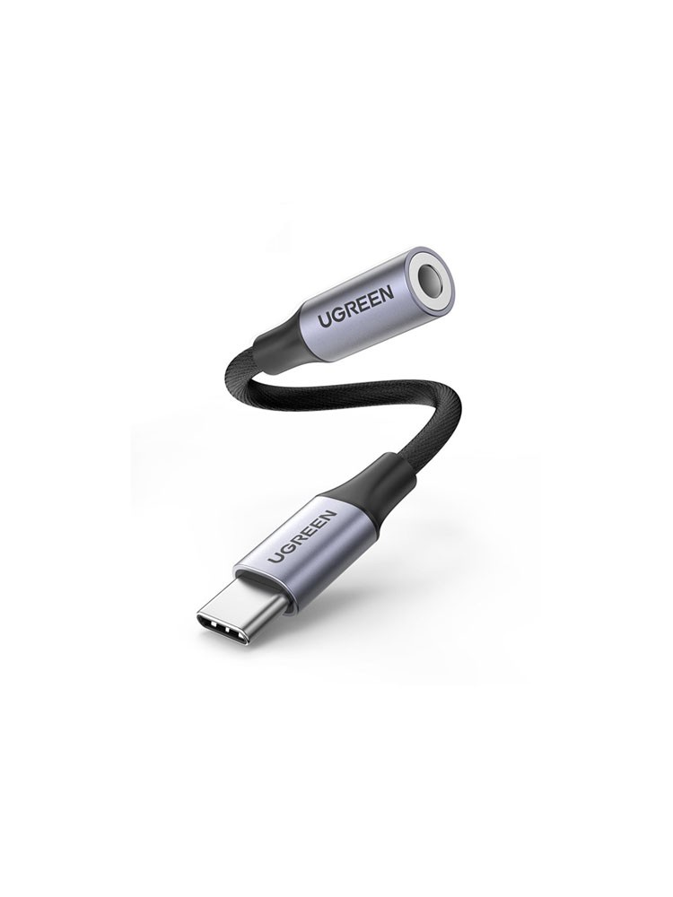 აუდიო ადაპტერი: UGREEN 80154 USB-C to 3.5mm Jack Audio Adapter Gray