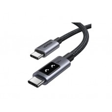 კაბელი: UGREEN Uno L509 35512 100W Type-C to Type-C 2M Black/Grey