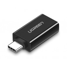 ადაპტერი: UGREEN US173 Type-C 3.1 Male To USB 3.0 female Adapter Black - 20808