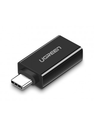 ადაპტერი: UGREEN US173 Type-C 3.1 Male To USB 3.0 female Adapter Black - 20808