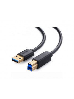 პრინტერის კაბელი: UGREEN US210 USB-B to USB-A Print Cable 2m Black - 10372