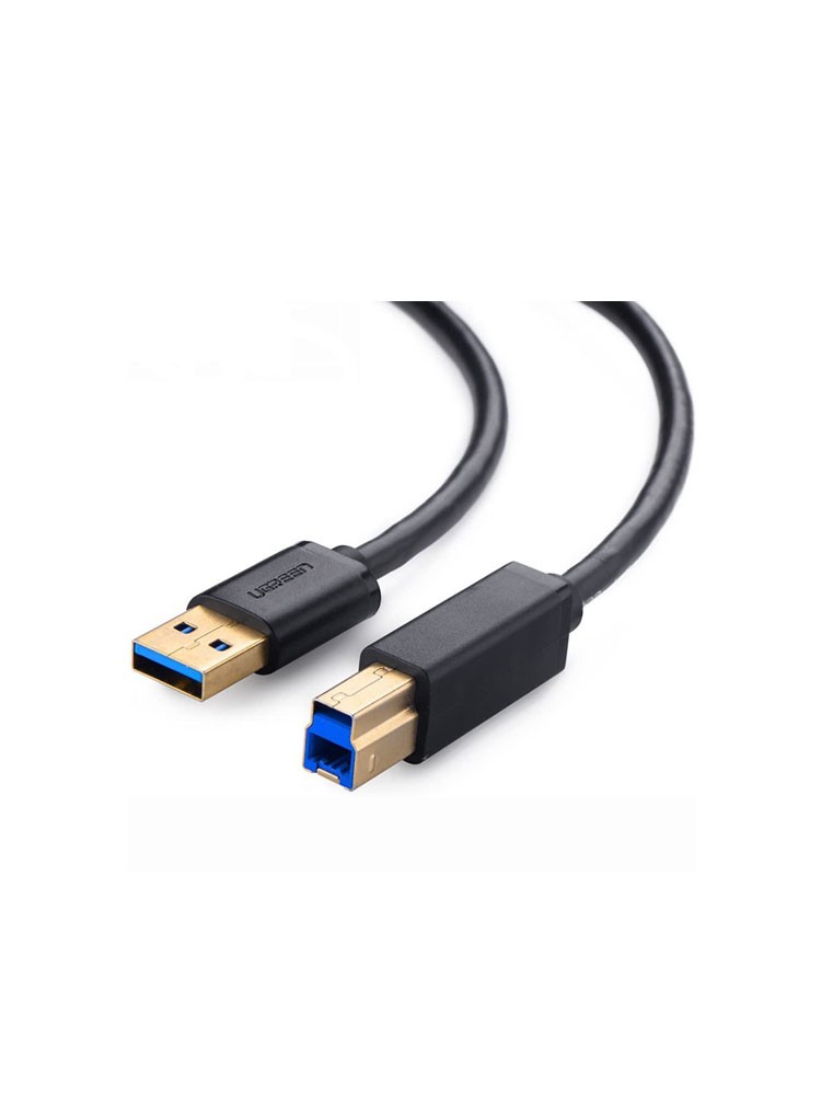 პრინტერის კაბელი: UGREEN US210 USB-B to USB-A Print Cable 2m Black - 10372