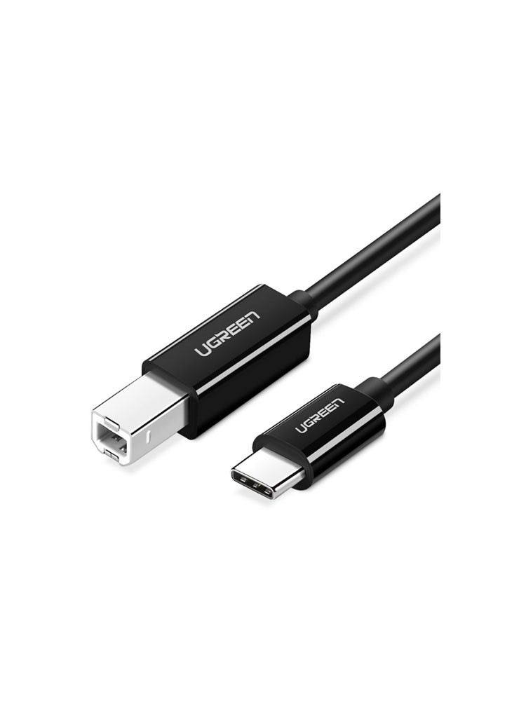 პრინტერის კაბელი: UGREEN US241 80811 Type-C To USB-B 1m Black
