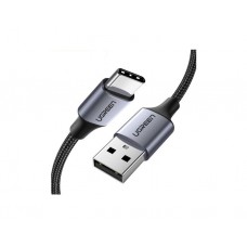 კაბელი: UGREEN US288 USB 2.0 A to Type-C 2m Black - 60128