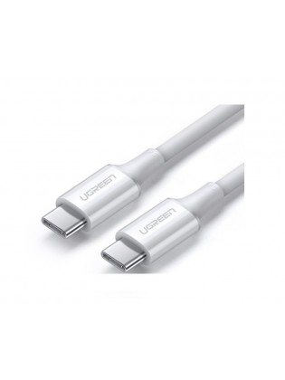 კაბელი: UGREEN US300 USB Type-C Cable 1m 100W White - 60551