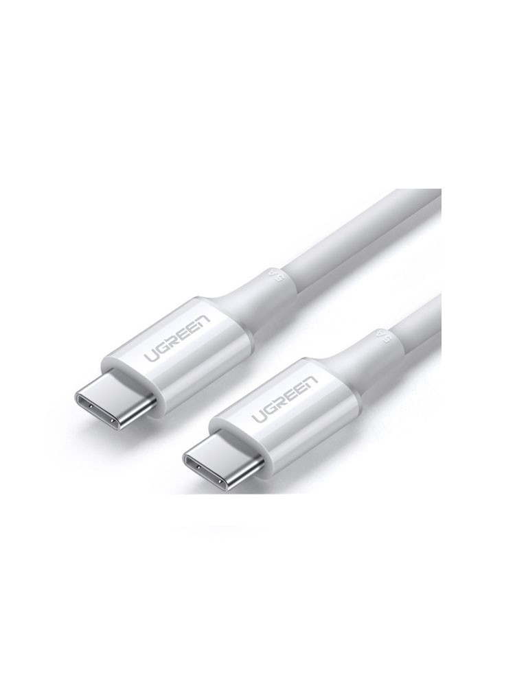კაბელი: UGREEN US300 USB Type-C Cable 1m 100W White - 60551