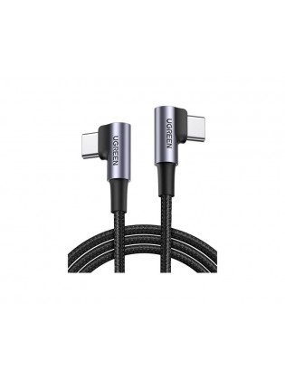 კაბელი: UGREEN US323 70531 60W type-C to type-C 2m Black/Grey