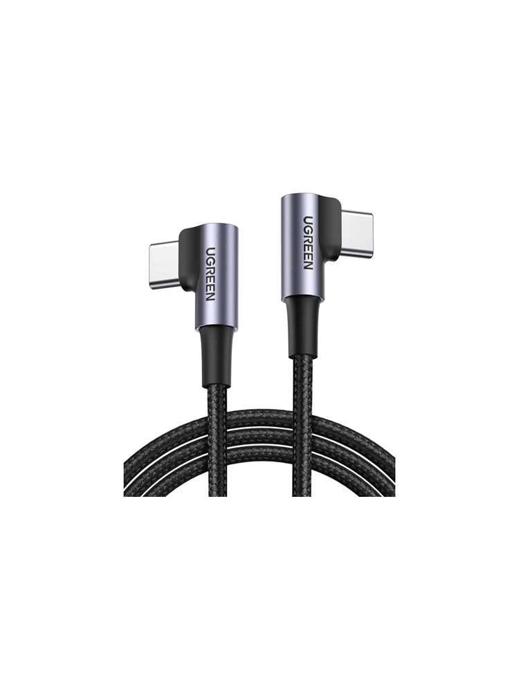 კაბელი: UGREEN US323 70531 60W type-C to type-C 2m Black/Grey