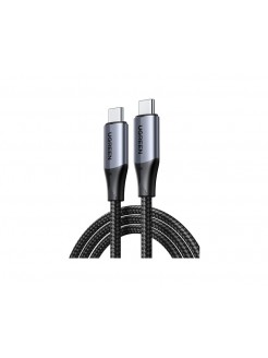 კაბელი: UGREEN US355 4K/60Hz USB Type-C PD 10Gbps 100W Cable 1m Black - 80150
