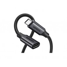 ადაპტერი: UGREEN US372 100W Type-C Extension Cable 0.5m Black - 45172