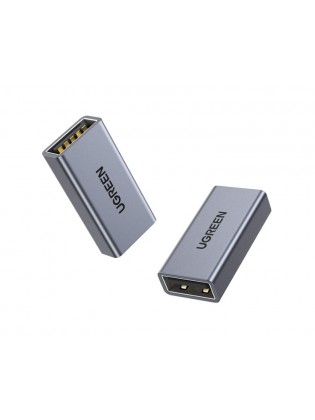 ადაპტერი: UGREEN US381 USB 3.0 Type A Female to Female Adapter Gray - 20119