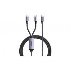 კაბელი: UGREEN US561 100W Type-C to Type-C 1.5m Grey - 35087