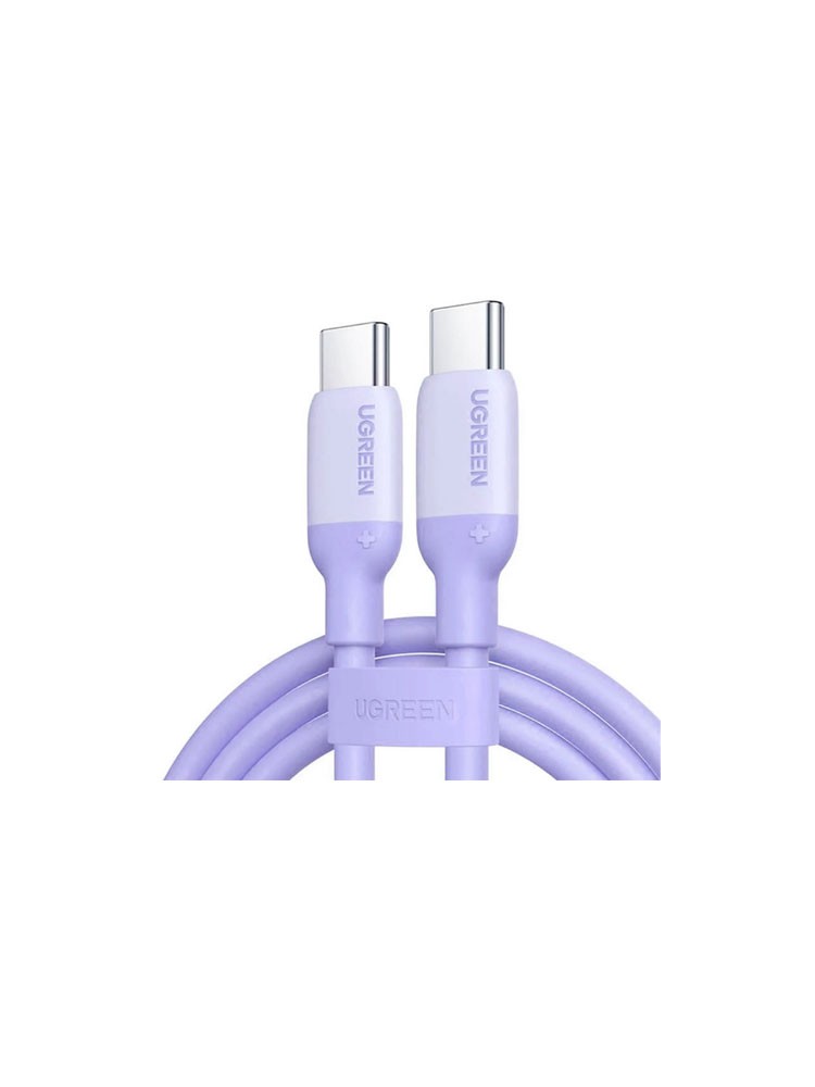 კაბელი: UGREEN US563 60W Type-C to Type-C 1m Purple - 45180