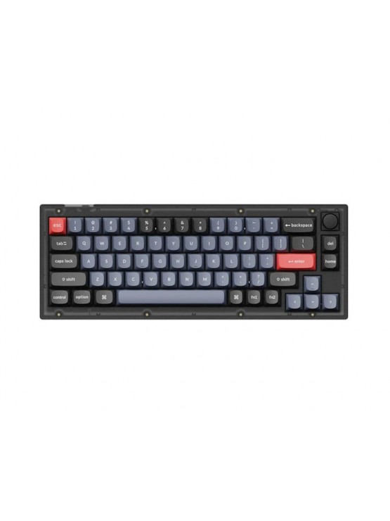 კლავიატურა: Keychron V2 K Pro Brown Hot-Swap QMK Knob Wired USB-A EN/UKR RGB Black - V2C3_KEYCHRON