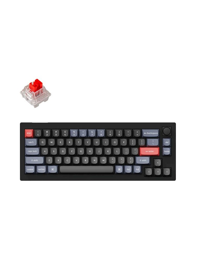 კლავიატურა: Keychron V2 K Pro Red Hot-Swap QMK Knob Wired USB-A EN/UKR RGB Black - V2D1_KEYCHRON