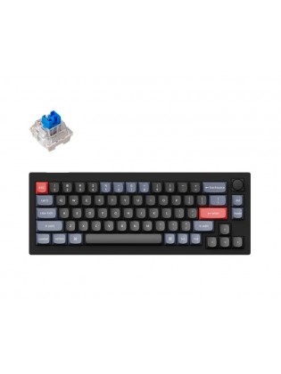 კლავიატურა: Keychron V2 K Pro Blue Hot-Swap QMK Knob Wired USB-A EN/UKR RGB Black - V2D2_KEYCHRON