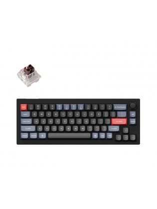 კლავიატურა: Keychron V2 K Pro Brown Hot-Swap QMK Knob Wired USB-A EN/UKR RGB Black - V2D3_KEYCHRON