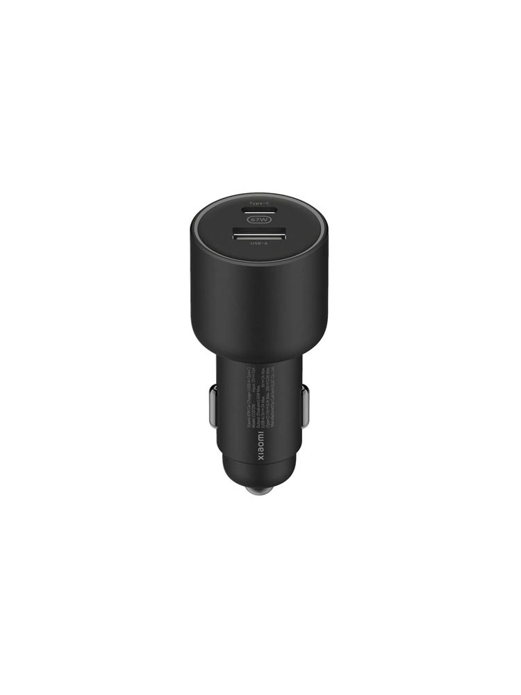 მანქანის დამტენი: Xiaomi 67W Car Charger Type-A/Type-C - X43907