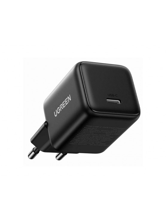 დამტენი: UGREEN X512 20W Type-C GaN Fast Charger Black - 55553