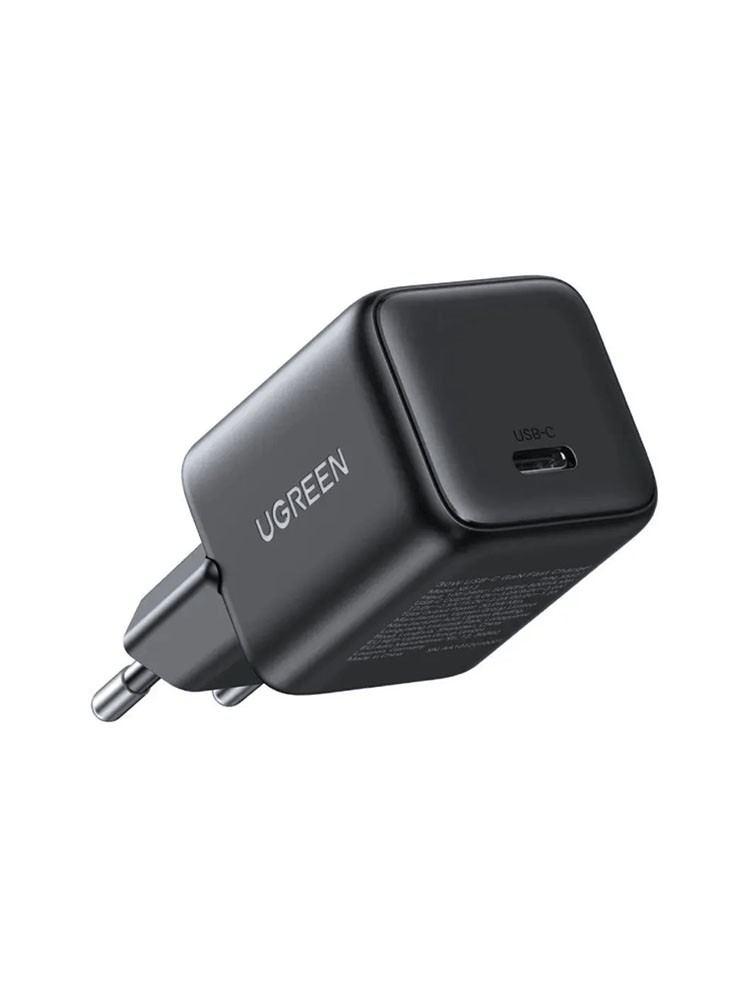 დამტენი: UGREEN X513 30W Type-C GaN Fast Charger Black - 65007