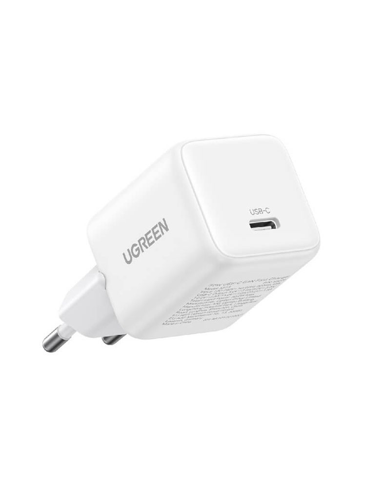 დამტენი: UGREEN X513 30W Type-C GaN Fast Charger White - 65009