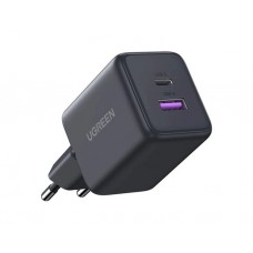 დამტენი: UGREEN X516 30W Type-C USB GaN Fast Charger Black - 65014