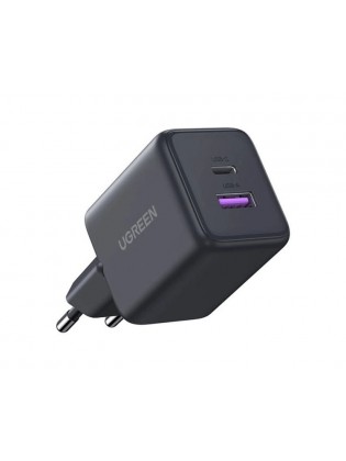 დამტენი: UGREEN X516 30W Type-C USB GaN Fast Charger Black - 65014