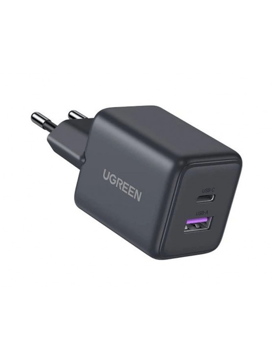 დამტენი: UGREEN X516 30W Type-C USB GaN Fast Charger Black - 65014