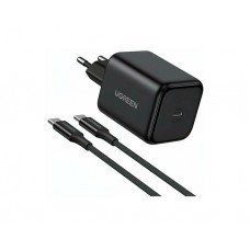 დამტენი: UGREEN X524 45W GaN Fast Charger Set Black - 65054