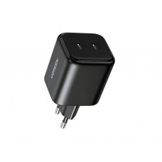 დამტენი: UGREEN X526 45W Dual Type-C GaN Fast Charger Black - 65058