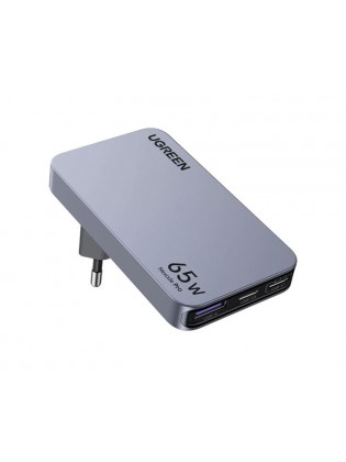 დამტენი: UGREEN X753 Nexode Pro 65W Ultra Slim Travel Adapter Grey - 25356