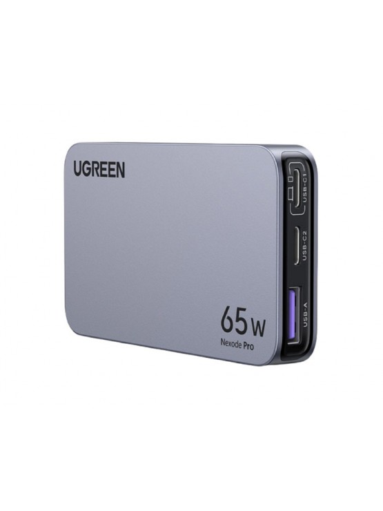 დამტენი: UGREEN X753 Nexode Pro 65W Ultra Slim Travel Adapter Grey - 25356
