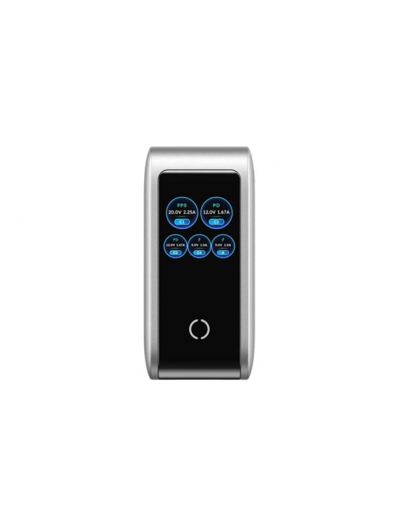 დამტენი: UGREEN X773 65620B 100W GaN Fast Charger with Smart Display Grey