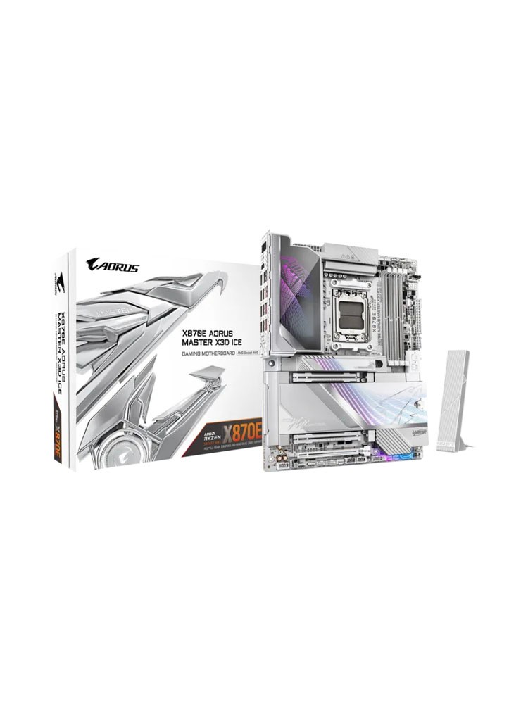 დედა დაფა: Gigabyte X870E A MASTER X3D ICE DDR5 AM5 - X870E_A_MASTER_X_ICE