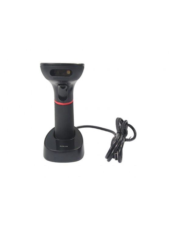 ბარკოდის სკანერი: Sunlux XL-9610 2D Wireless Barcode Scanner Black