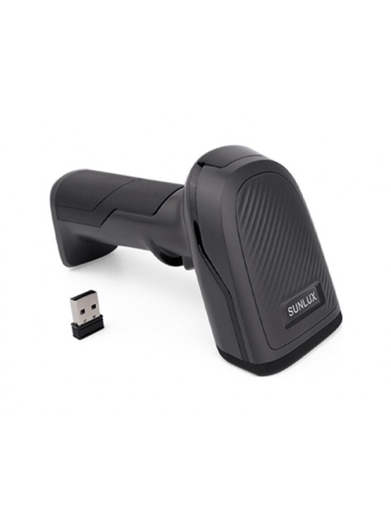 ბარკოდის სკანერი: Sunlux XL-9621D 2D Wireless Barcode Scanner Black